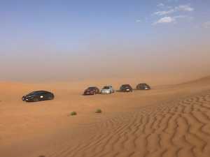 © RIVE MAROC /In der Sahara- Sand soweit das Auge reicht. Erstmals mit mehreren Elektroautos!