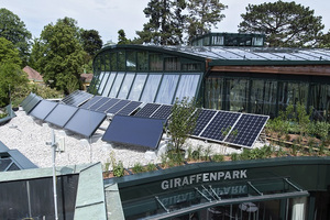 © Tierpark Schönbrunn -Daniel Zupanc/ Solartechnologie zur Energiegewinnung am Dach des Giraffenparks