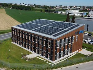 ©  my-PV GmbH / Das innovative Firmengebäude von my-PV