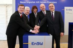 © EnBW- Einweihung der Windkraftanlage in Schopfloch