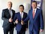 SVOLT/ SVOLT President Hongxin Yang bei seinem Besuch mit Kai-Uwe Wollenhaupt, President SVOLT Europe und Andreas Weiglein, Vice President Operations Europe