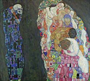 © Leopold Museum, Wien / Gustav Klimt (1862-1918), Tod und Leben, 1910/11, umgearbeitet 1912/13 und 1915/16, Öl auf Leinwand