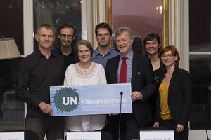 © JugendUmwelt.at/ Große Hoffnungen beim Blick auf das Klimaabkommen in Paris - Das Podium war interessant besetzt