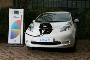 © Nissan/ Die Elektrofahrzeuge sind Teil des Stromnetzes