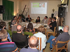 © Habringer/ Das Interesse das Publikums zum Thema zeigte sich an umfassenden Fragen bei der Abschlussrunde
