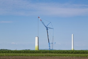 © Wien Energie/FOTObyLudwig Schedl - Der Windpark Andlersdorf/Orth entsteht