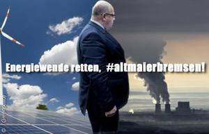 © GREENPEACE.de - Energiewende retten, Altmaier bremsen so die Devise von Greenpeace