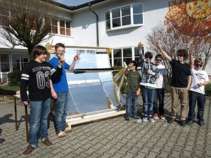 © Kölblinger- Die SchülerInnen freuen sich über ihr Projekt