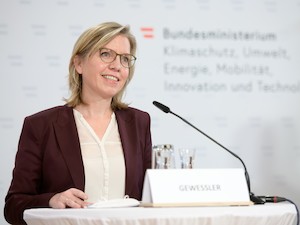 © Klima- und Energiefonds/APA-Fotoservice/Hörmandinger / Klimaschutzministerin Leonore Gewessler