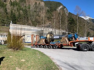 © Verbund / Anlieferung der Turbine
