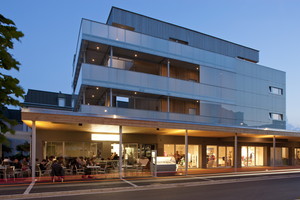 © Innovative Gebäude - Kopeinig/ Das Cafe Corso in Pörtschach mit gemischter Nutzung
