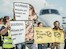 Thomas Wolf / Stay Grounded / Greenpeace / Demo bei Messe gegen Privatjets