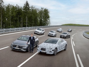© Mercedes-Benz / Ab 2022 wird es Elektrofahrzeuge in allen Segmenten von  Mercedes geben