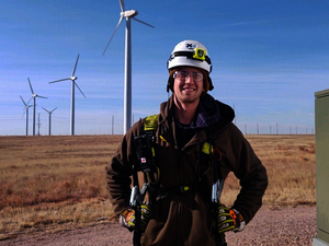 © Deutsche Windtechnik / Logan Cole ist der 2000 Mitarbeiter der Deutschen Windtechnik