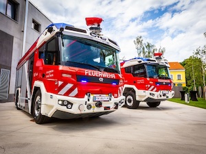© Stadt Wien-Feuerwehr und Katastrophenschutz / Die neuen E-Löschfahrzeuge