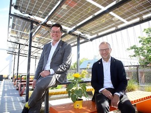 © PID/VOTAVA / Klimastadtrat Jürgen Czernohorszky und Bernd Vogl (Abteilungsleiter Stadt Wien – Energieplanung).