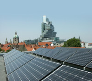 © AS Solar- PV-Anlage auf der Stadtbibliothek in Hannover