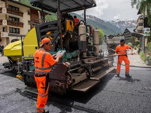 © MacRebur / Straßenbau in Zermatt
