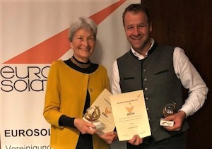 © Eurosolar/ Hildegard Breiner und Tobias Ilg wurden mit dem Solarpreis ausgezeichnet