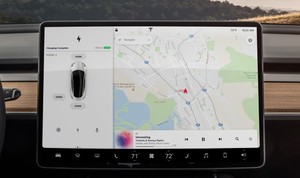 © Tesla Motors/ Tesla Model 3 Bildschirm