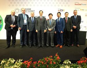 ©  VDE/ Die GECC-Einführungszeremonie fand während der Eröffnung des Asia Clean Energy Summit im Beisein von Partnern und Unter­zeichnenden statt.