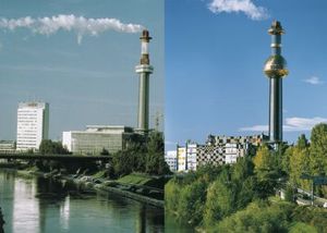 © Wien Energie- Spittelau einst und jetzt