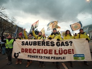 © GLOBAL 2000 / Christopher Glanzl /Demo gegen Gas