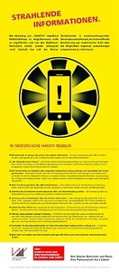 © Plakat Strahlende Informationen - 10 Medizinische Handy-Regeln 6. Auflage