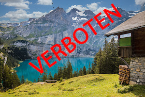 © Pixabay / 30.000,- Euro Strafe bei touristischer Nutzung einer einsamen Berghütte.