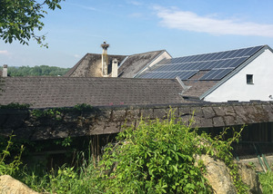 © Österreichisches Umweltzeichen / Die Photovoltaikanlage am Dach
